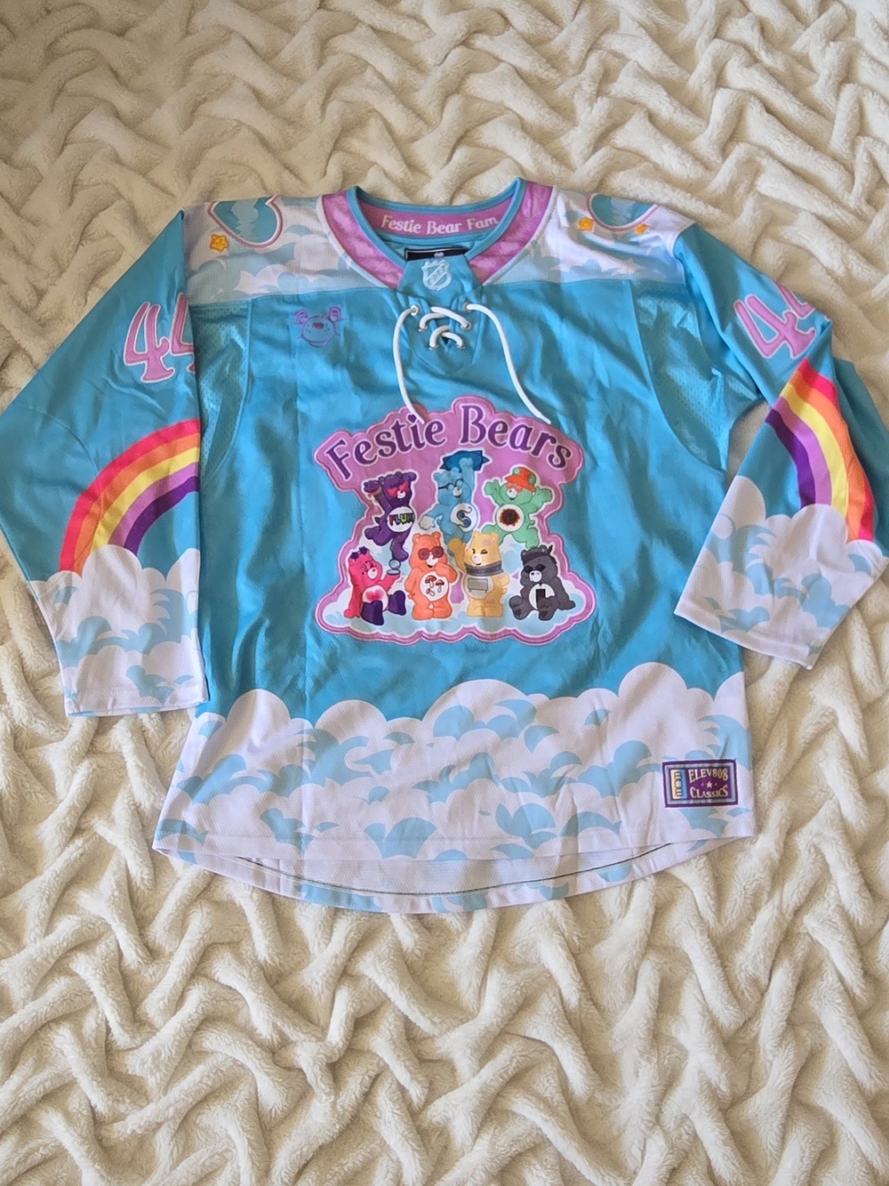 Festie Bears Rave Fam Blue Jersey